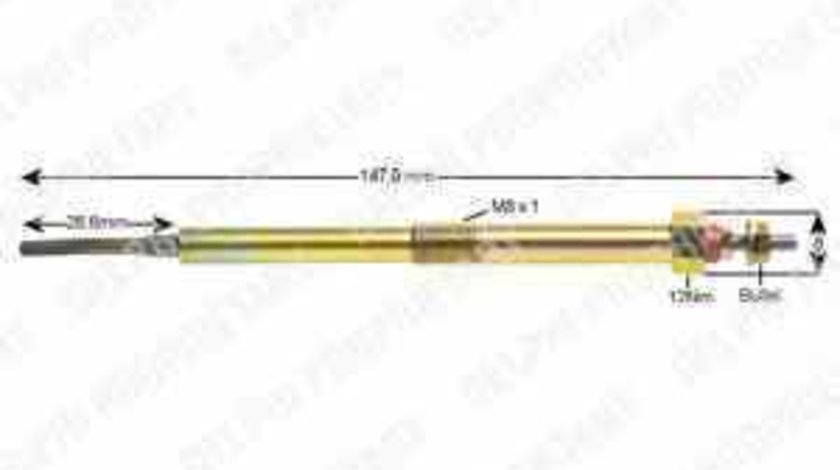 Bujie incandescenta MERCEDES-BENZ B-CLASS W245 DELPHI HDS423
