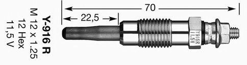 Bujie incandescenta MERCEDES E-CLASS (W124) (1993 - 1995) NGK 2785 piesa NOUA