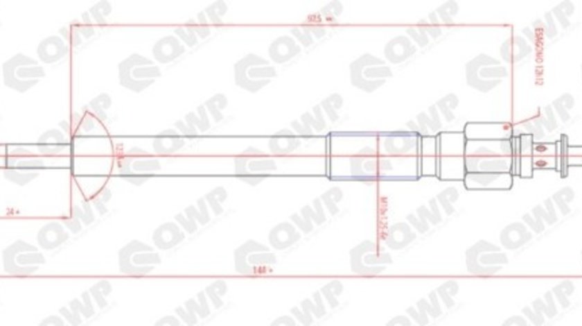 Bujie incandescenta OPEL ASTRA H Combi (L35) (2004 - 2016) QWP WGP121 piesa NOUA