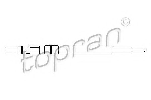 Bujie incandescenta OPEL ASTRA H GTC (L08) (2005 - 2016) TOPRAN 207 131 piesa NOUA