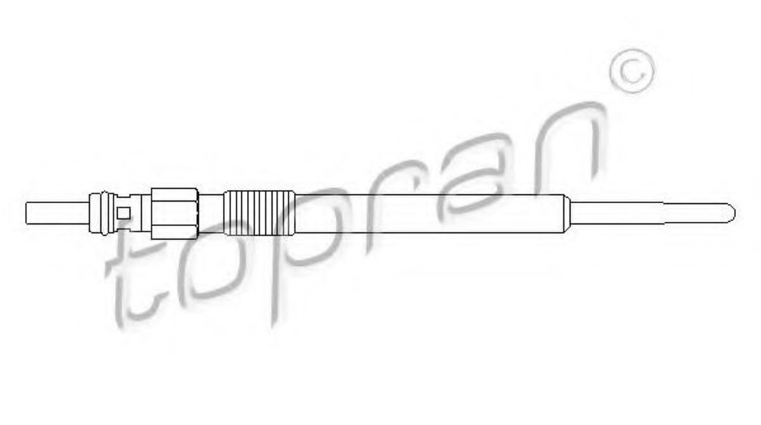 Bujie incandescenta OPEL CORSA C (F08, F68) (2000 - 2009) TOPRAN 207 131 piesa NOUA