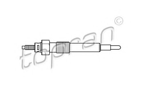Bujie incandescenta OPEL VECTRA B (36) (1995 - 2002) TOPRAN 205 667 piesa NOUA