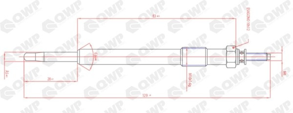 Bujie incandescenta OPEL VECTRA B Combi (31) (1996 - 2003) QWP WGP178 piesa NOUA