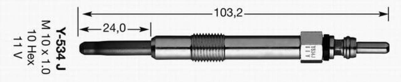 Bujie incandescenta OPEL VECTRA C Combi (2003 - 2016) NGK 3413 piesa NOUA