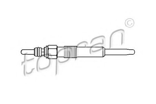 Bujie incandescenta SEAT LEON (1M1) (1999 - 2006) TOPRAN 107 119 piesa NOUA
