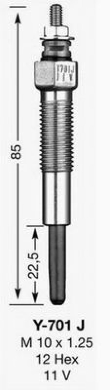 Bujie incandescenta SUZUKI GRAND VITARA I (FT) (1998 - 2005) NGK 1566 piesa NOUA