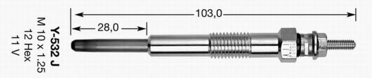 Bujie incandescenta TOYOTA AVENSIS (T22) (1997 - 2003) NGK 7782 piesa NOUA