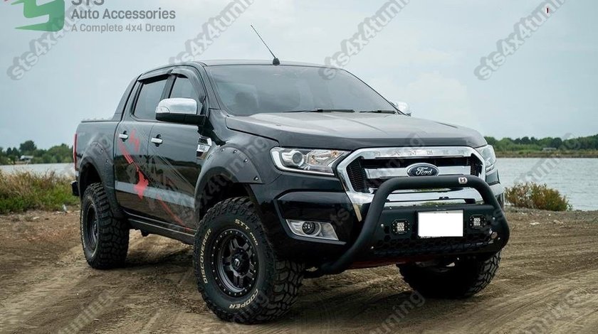 BULLBAR CU LED FORD RANGER T6/MC 2012-2019 BK [V1][HMR]