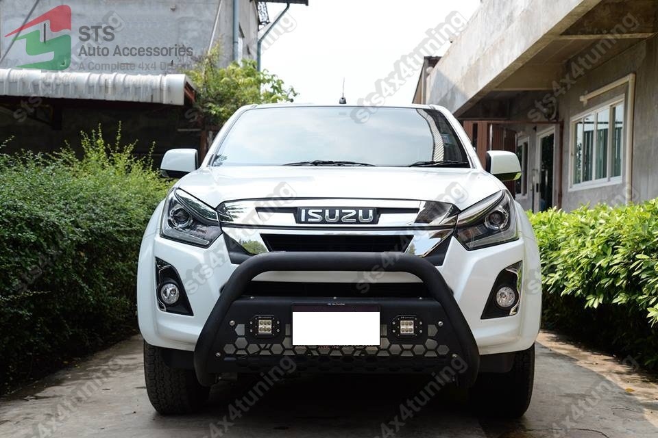 BULLBAR CU LED ISUZU D-MAX 2012-2019 BK [V1][HMR]