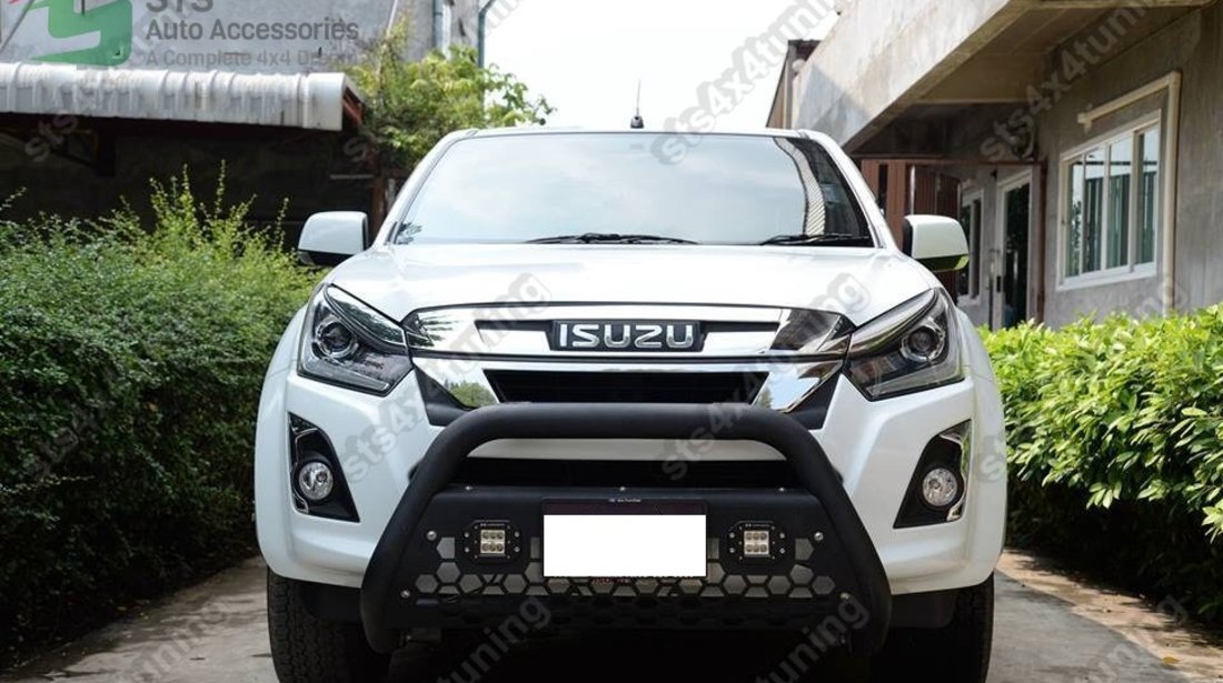 BULLBAR CU LED ISUZU D-MAX 2012-2019 BK [V1][HMR]