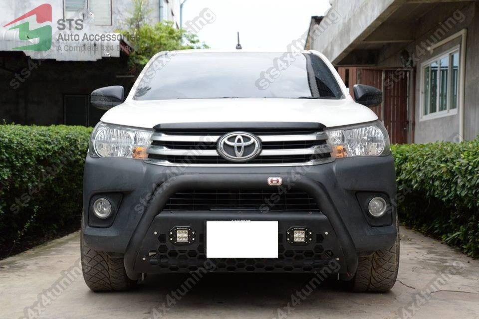 BULLBAR CU LED TOYOTA HILUX REVO 2016-2020 BK [V1][HMR]