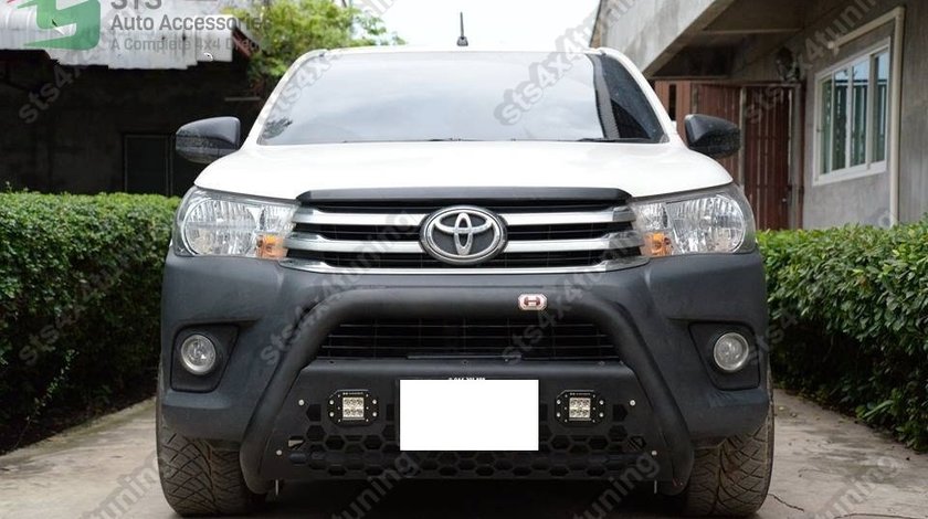 BULLBAR CU LED TOYOTA HILUX REVO 2016-2020 BK [V1][HMR]