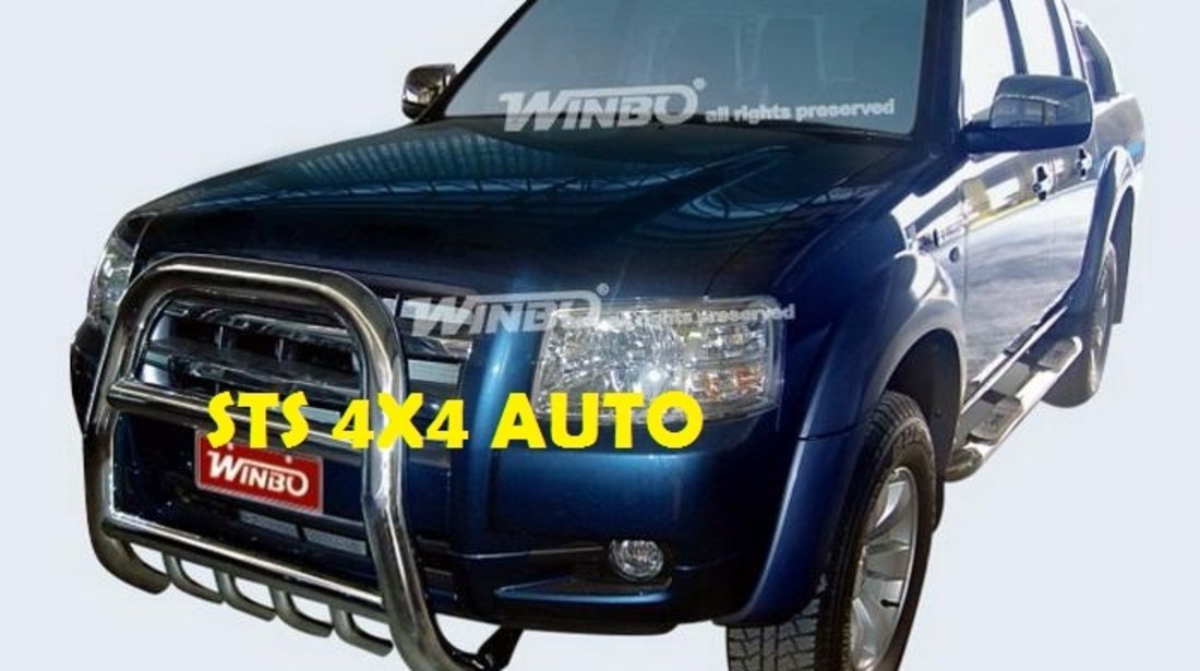 BULLBAR DIN INOX FORD RANGER/MAZDA BT50 2006-2012[3"/76mm]