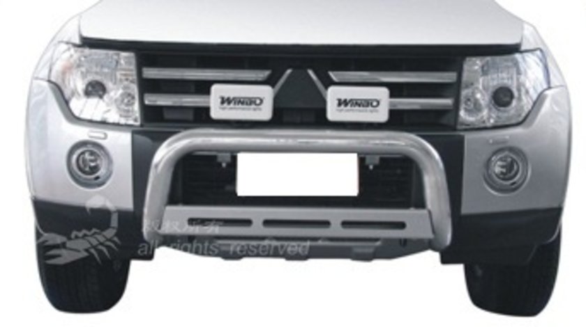 BULLBAR DIN INOX MITSUBISHI PAJERO IV 2007-2013[3"/76mm]