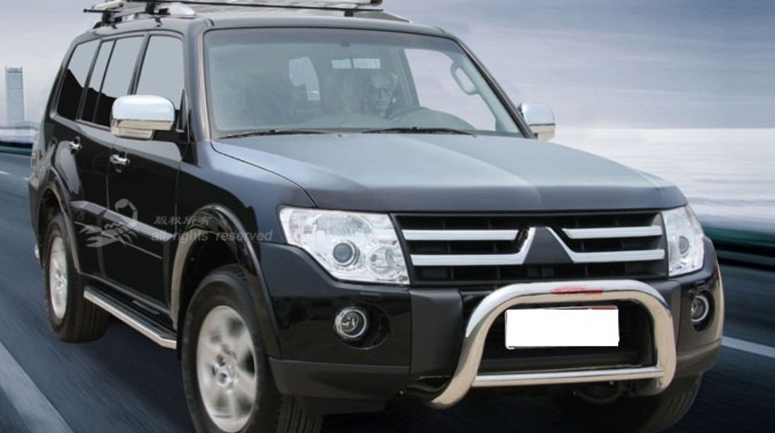 BULLBAR DIN INOX MITSUBISHI PAJERO IV 2007-2013[3"/76mm]