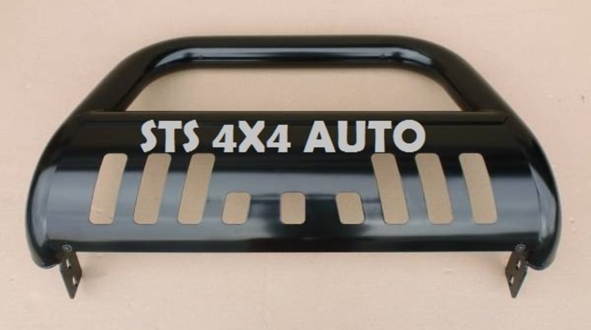 BULLBAR DIN INOX TOYOTA FJ CRUISER 2007-2013[NEGRU][3"/76mm]