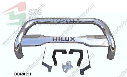 BULLBAR DIN INOX TOYOTA HILUX REVO 2016+ 3"/76mm [V3]