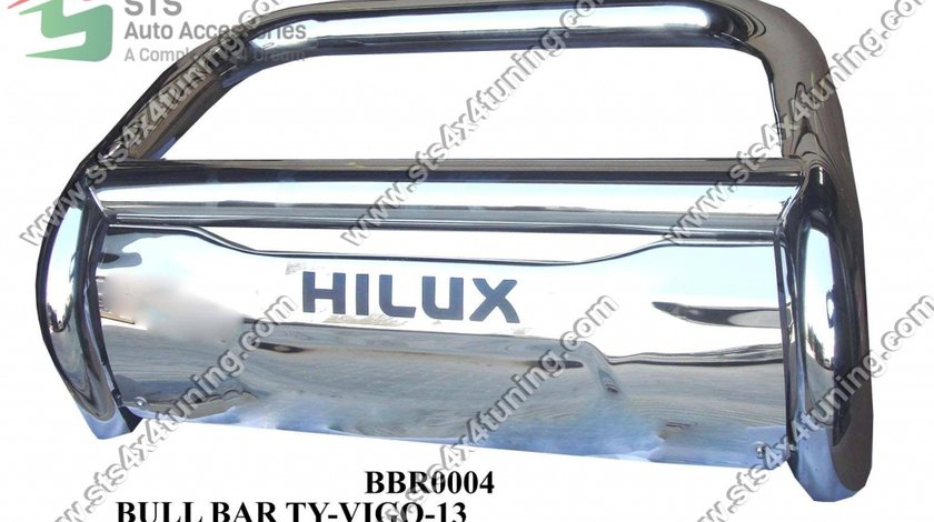 BULLBAR DIN INOX TOYOTA HILUX VIGO 2005-2016 [3"/76mm][Q33]