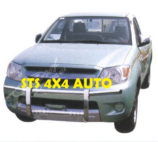 BULLBAR DIN INOX TOYOTA HILUX VIGO 2005-2016 CU SKID.