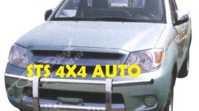 BULLBAR DIN INOX TOYOTA HILUX VIGO 2005-2016 CU SKID.