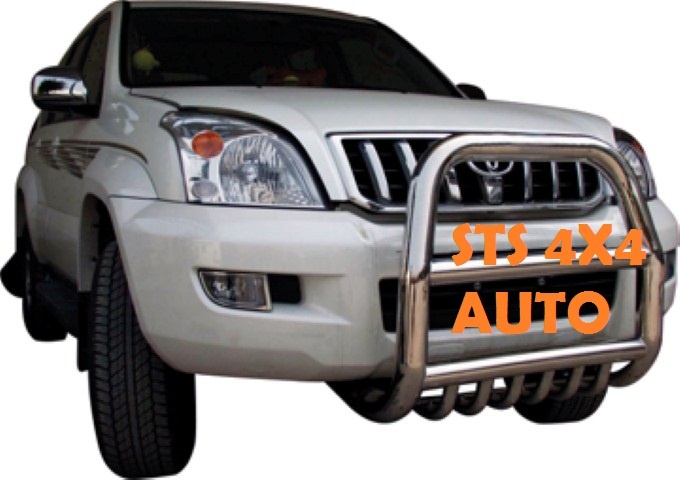 BULLBAR DIN INOX TOYOTA LAND CRUISER FJ120 PRADO 2003-2009 [V5]