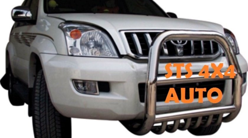 BULLBAR DIN INOX TOYOTA LAND CRUISER FJ120 PRADO 2003-2009 [V5]