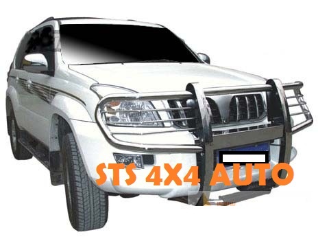 BULLBAR DIN INOX TOYOTA LAND CRUISER FJ120 PRADO 2003-2009 [V1][BIG]