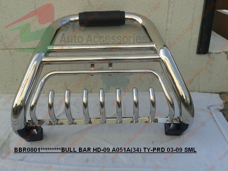 BULLBAR DIN INOX TOYOTA LAND CRUISER FJ120 PRADO 2003-2009 [V4]