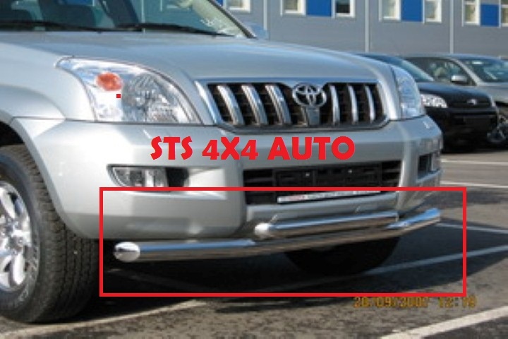 BULLBAR DIN INOX TOYOTA LAND CRUISER FJ120 PRADO 2003-2009.