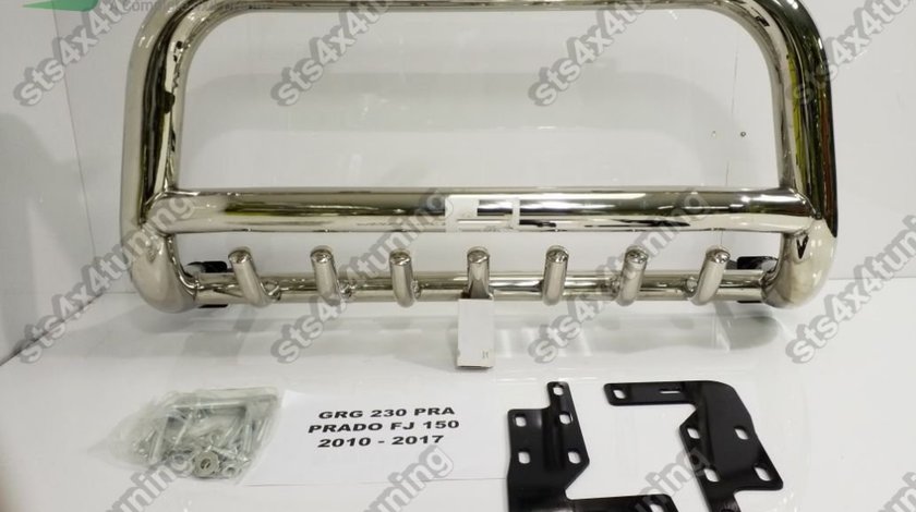 BULLBAR DIN INOX TOYOTA LAND CRUISER PRADO FJ150 2010-2017 [V1]