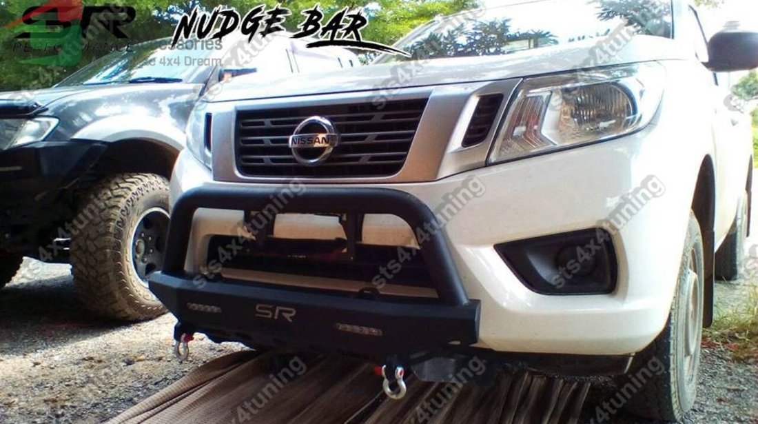 BULLBAR HEAVY DUTY CU LED NISSAN NAVARA NP300 2015-2018 [F15][V7]