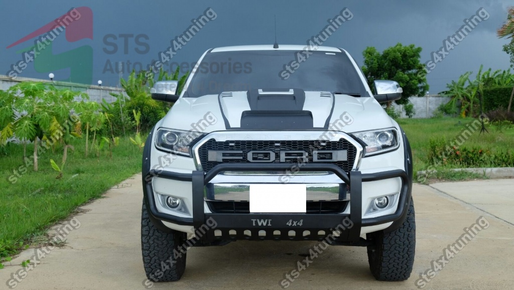 BULLBAR NEGRE FORD RANGER T6/MC 2012-2018 [V2]