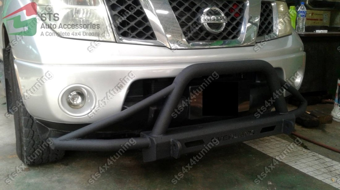 BULLBAR NEGRE NISSAN NAVARA D40 2006-2014[V5]