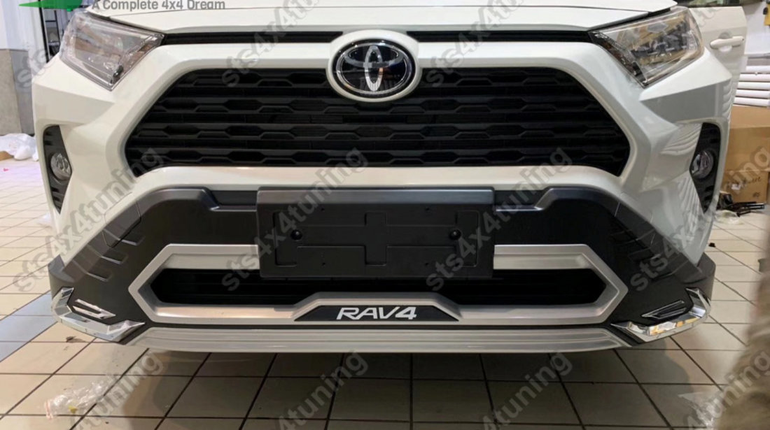 BULLBAR + PROTECTIE BARA SPATE TOYOTA Rav 4 2019-2020 [V2]