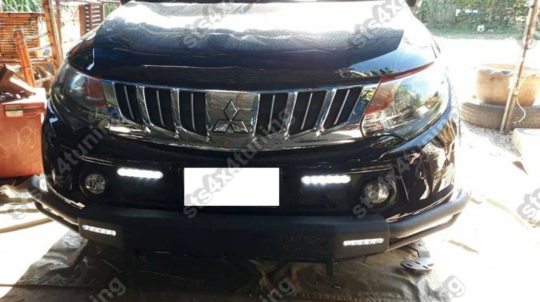 BULLBAR WITH LED MITSUBISHI TRITON L200 2015-2018 [F15-1][V3]