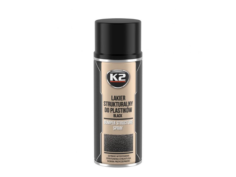 Bumper Lac De Structura Pentru Plastic, Negru, 400 Ml K2-00779