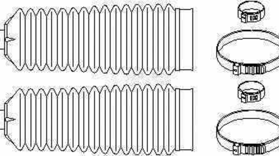 Burduf caseta directie OPEL VECTRA B 36 TOPRAN 207 523