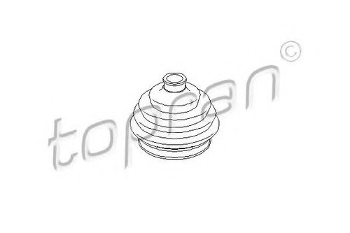 Burduf cauciuc, articulatie planetara VW CADDY II Caroserie (9K9A) (1995 - 2004) TOPRAN 103 392 pies...