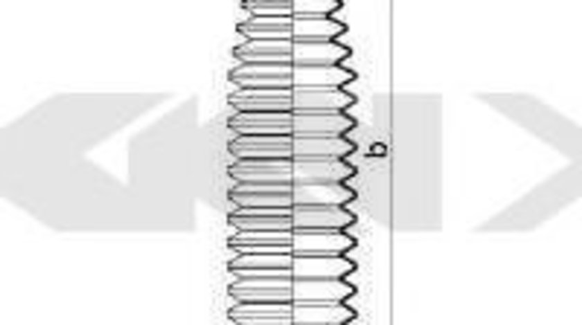 Burduf cauciuc, directie OPEL ASTRA G Combi (F35) (1998 - 2009) SPIDAN 83892 piesa NOUA