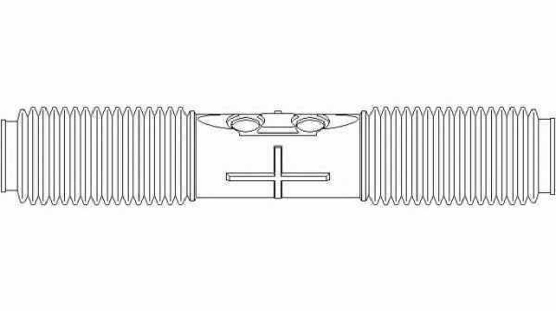 Burduf cauciuc directie OPEL VECTRA A hatchback 88 89 TOPRAN 201 785