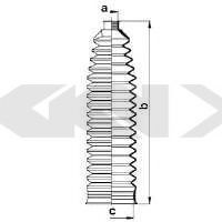 Burduf cauciuc, directie OPEL ZAFIRA A (F75) (1999 - 2005) SPIDAN 83892 piesa NOUA