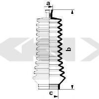 Burduf cauciuc, directie RENAULT MEGANE I Scenic (JA0/1) (1996 - 2001) SPIDAN 83847 piesa NOUA