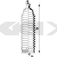 Burduf cauciuc, directie SEAT IBIZA IV (6L1) (2002 - 2009) SPIDAN 84002 piesa NOUA