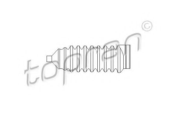 Burduf cauciuc, directie VW GOLF III (1H1) (1991 - 1998) TOPRAN 102 808 piesa NOUA