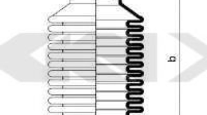 Burduf cauciuc, directie VW GOLF III (1H1) (1991 - 1998) SPIDAN 83565 piesa NOUA