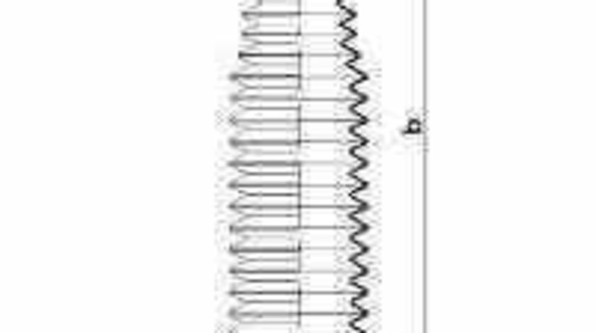 Burduf cauciuc directie VW GOLF VI 5K1 SPIDAN 84068