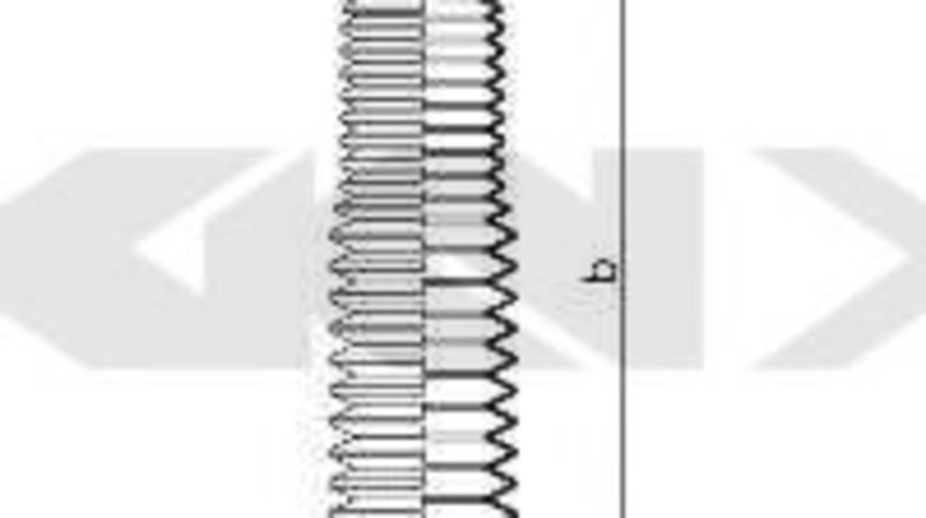 Burduf cauciuc, directie VW PASSAT (3B3) (2000 - 2005) SPIDAN 83987 piesa NOUA