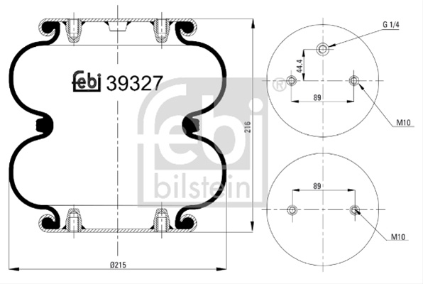 Burduf, Suspensie Pneumatica Febi Bilstein 39327