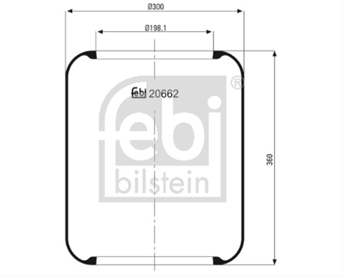 Burduf, Suspensie Pneumatica Febi Bilstein Daf 20662