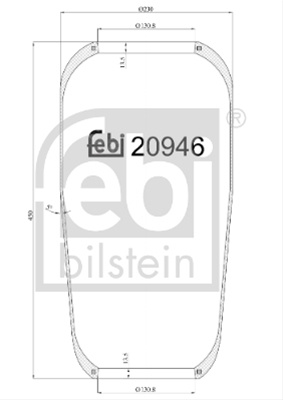 Burduf, Suspensie Pneumatica Febi Bilstein Evobus 20946